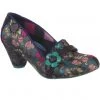 New In Irregular Choice Highland Haven Floral 60's Pumps Blue