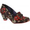 Irregular Choice Highland Haven Floral 60's Pumps Black New In