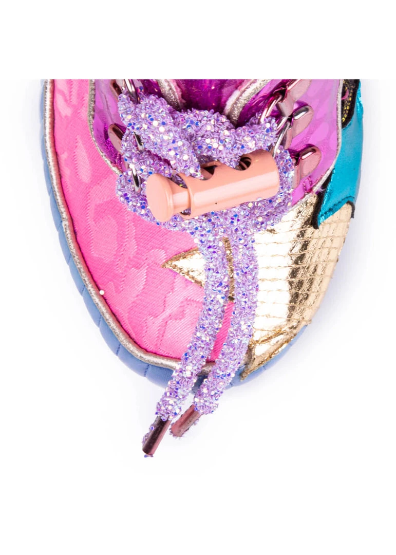 New In Irregular Choice Space Race Rocket 60's Pumps Pink