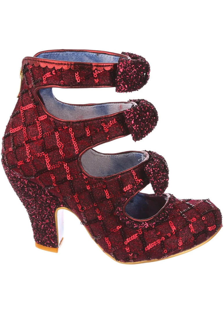 New In Irregular Choice Put A Bow On It 50's Pumps Rot