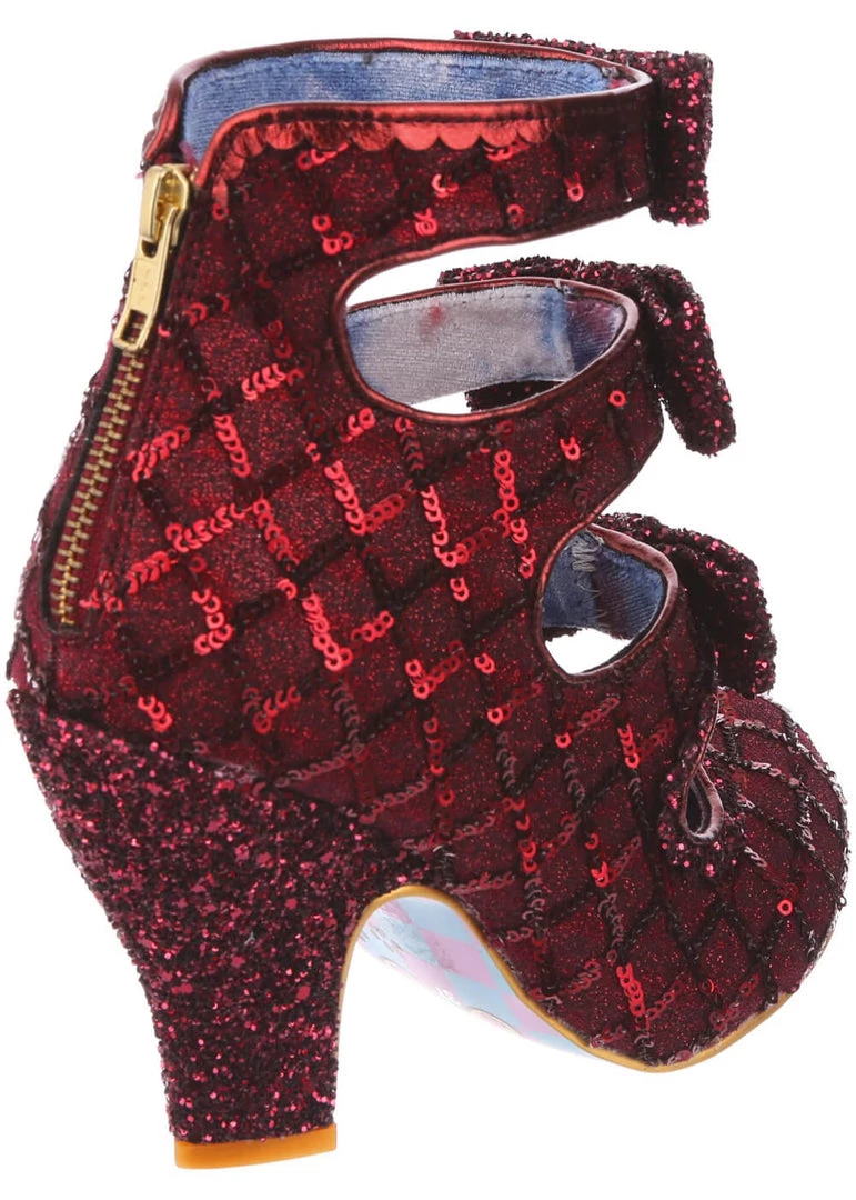 New In Irregular Choice Put A Bow On It 50's Pumps Rot