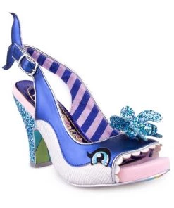 New In Irregular Choice Whale Of A Time 60's Pumps Blue