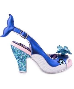 New In Irregular Choice Whale Of A Time 60's Pumps Blue