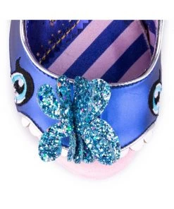 New In Irregular Choice Whale Of A Time 60's Pumps Blue