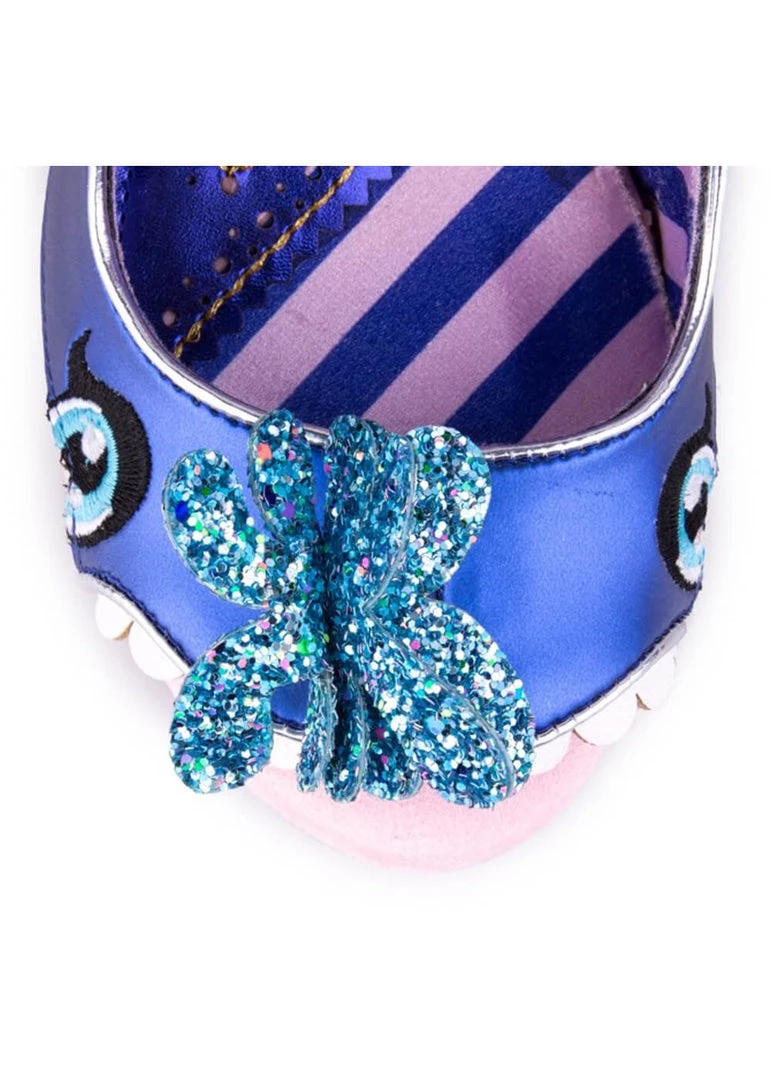 New In Irregular Choice Whale Of A Time 60's Pumps Blue