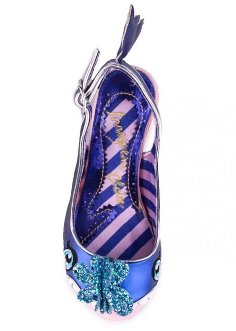 New In Irregular Choice Whale Of A Time 60's Pumps Blue