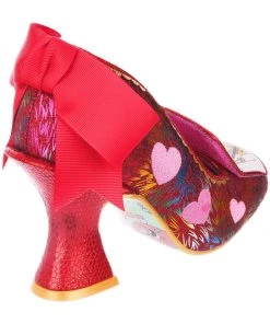 Irregular Choice Go Fish Playing Card Pumps Red
