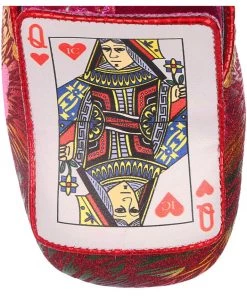Irregular Choice Go Fish Playing Card Pumps Red