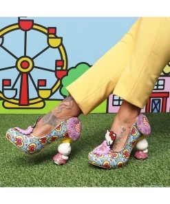 Irregular Choice X Hello Kitty Star Of The Show Heels Purple Blue New In