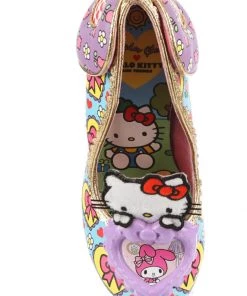 Irregular Choice X Hello Kitty Star Of The Show Heels Purple Blue New In