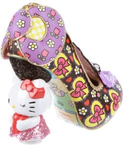 Irregular Choice X Hello Kitty Star Of The Show Heels Purple Black New In