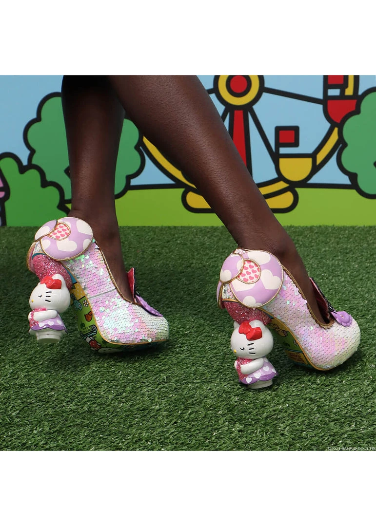 Irregular Choice X Hello Kitty Star Of The Show Heels Purple