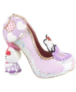 Irregular Choice X Hello Kitty Star Of The Show Heels Purple