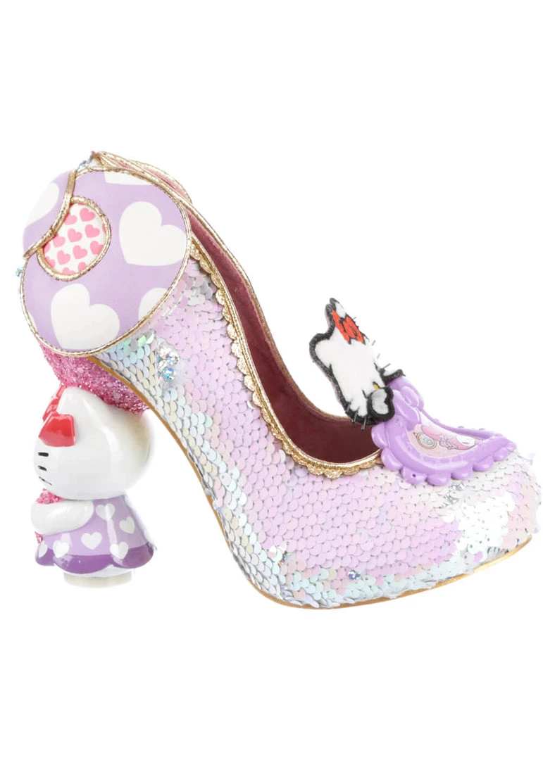 Irregular Choice X Hello Kitty Star Of The Show Heels Purple