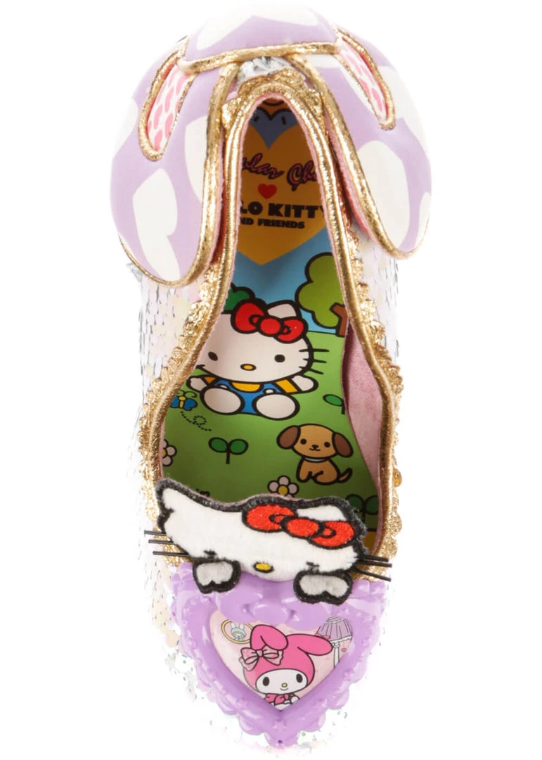 Irregular Choice X Hello Kitty Star Of The Show Heels Purple