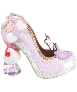Irregular Choice X Hello Kitty Star Of The Show Heels Purple