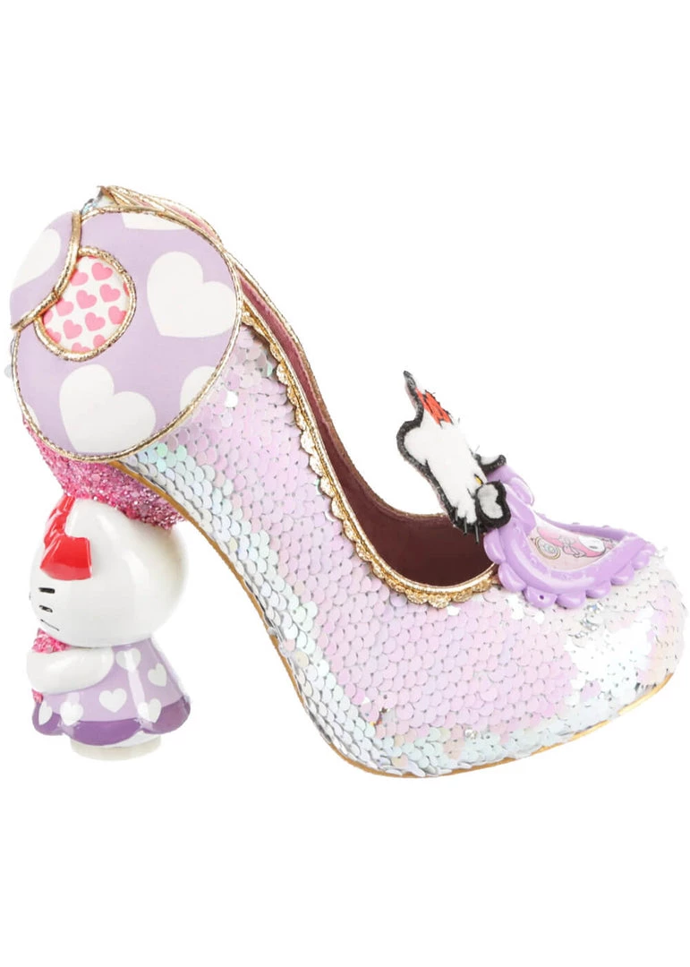 Irregular Choice X Hello Kitty Star Of The Show Heels Purple