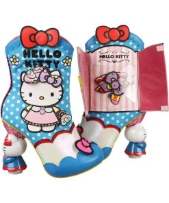 Irregular Choice X Hello Kitty Playing Dress Up Boots Blue New In