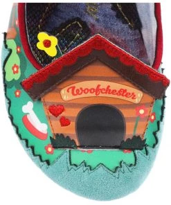 Irregular Choice Top Dog Pumps Green Multi New In