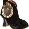 New In Irregular Choice Halloween Ghostly Waltz Boots Black