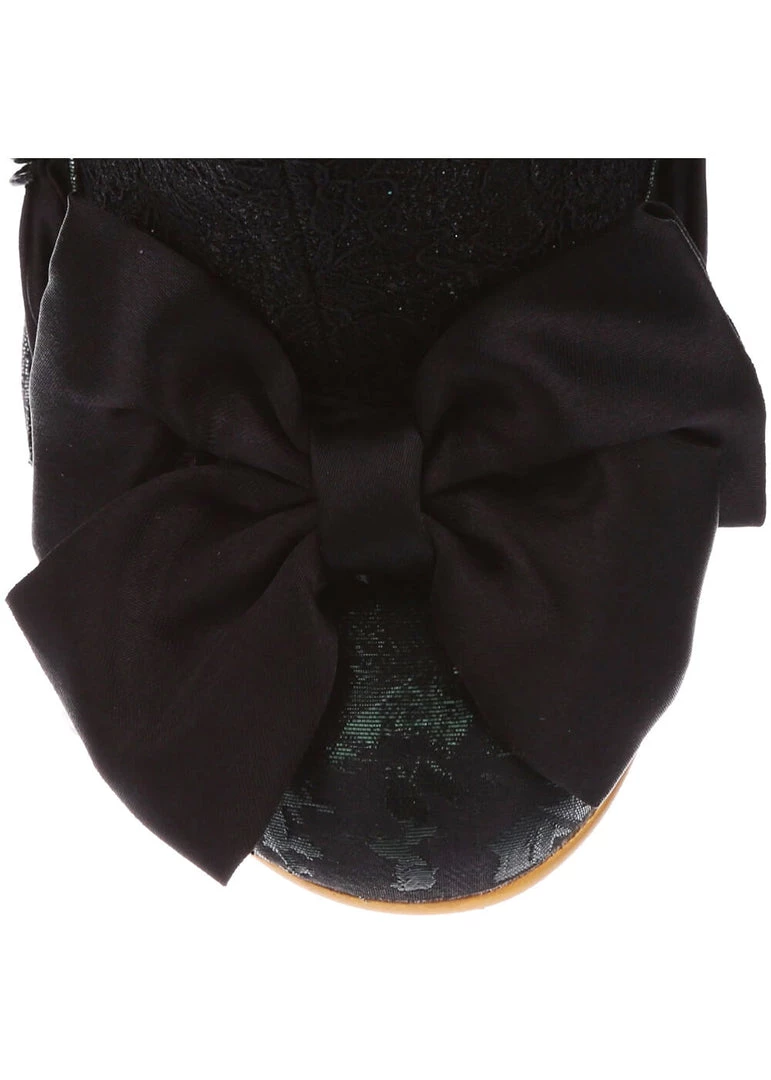 New In Irregular Choice Halloween Ghostly Waltz Boots Black