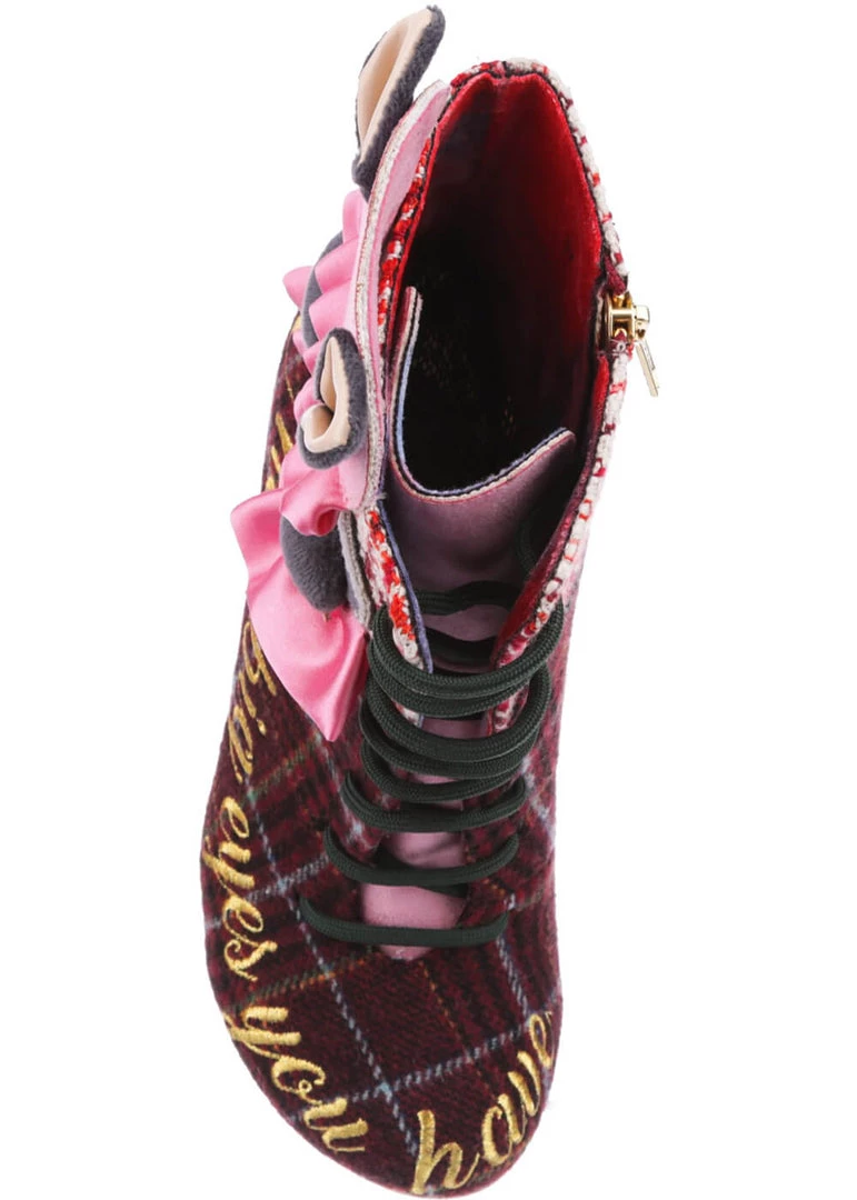 Irregular Choice Little Red 70's Boots Brown