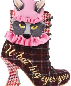 Irregular Choice Little Red 70's Boots Brown