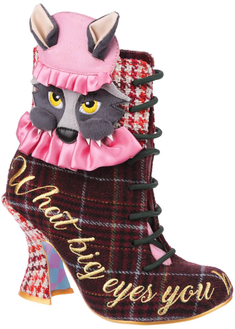 Irregular Choice Little Red 70's Boots Brown