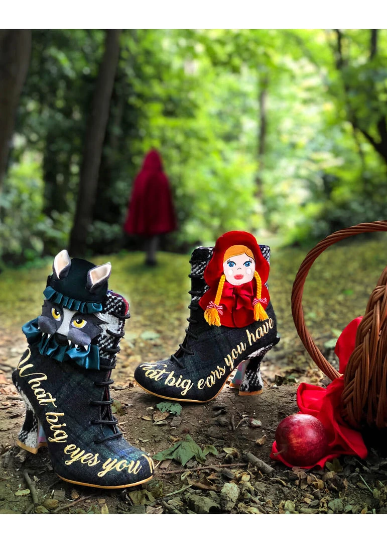 Irregular Choice Little Red 70's Boots Black