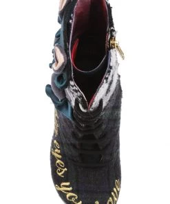 Irregular Choice Little Red 70's Boots Black