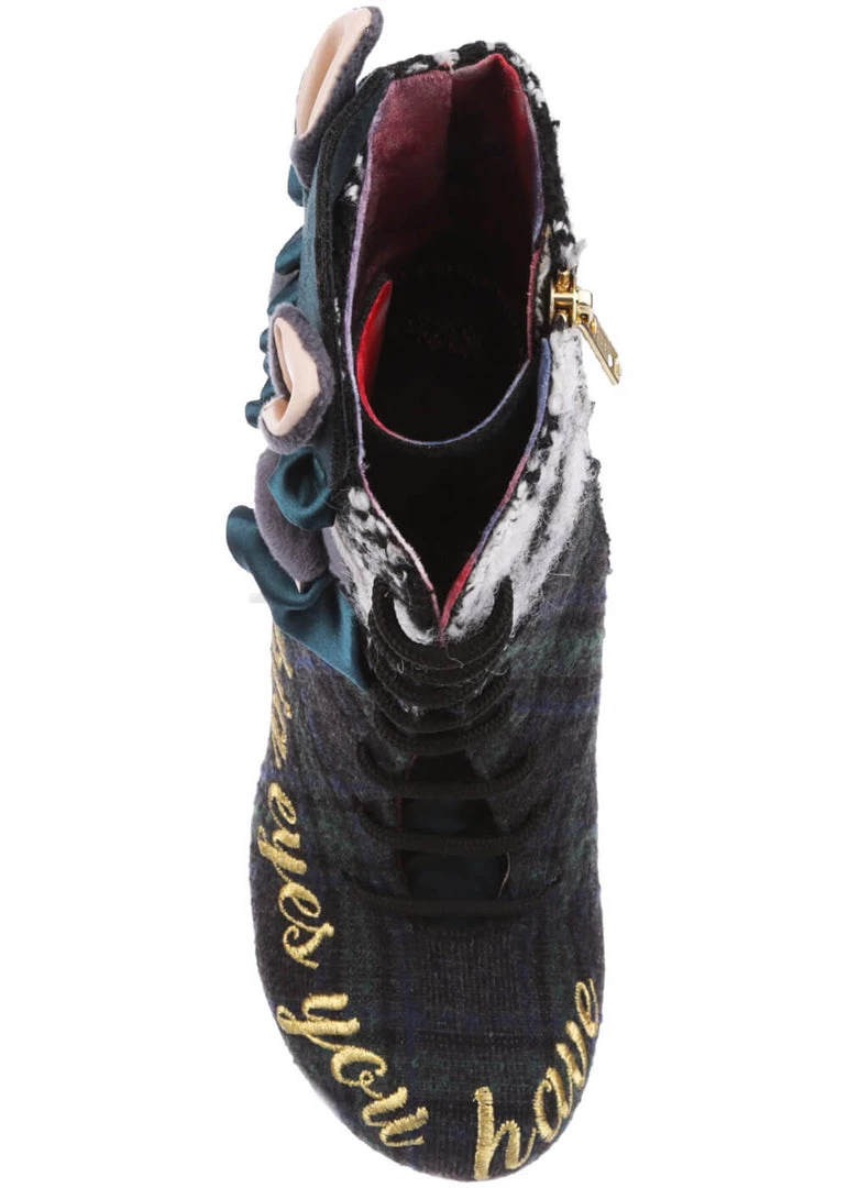 Irregular Choice Little Red 70's Boots Black