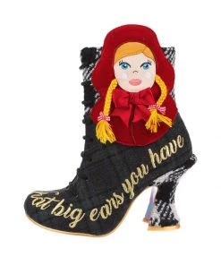 Irregular Choice Little Red 70's Boots Black
