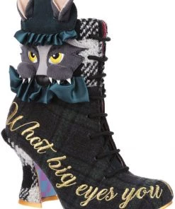 Irregular Choice Little Red 70's Boots Black