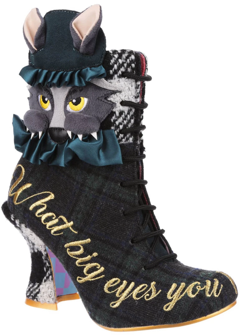 Irregular Choice Little Red 70's Boots Black