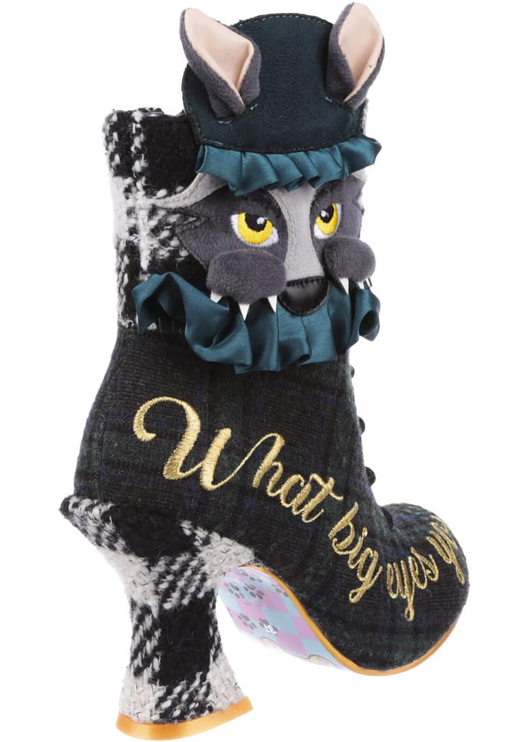 Irregular Choice Little Red 70's Boots Black