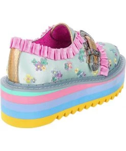 Irregular Choice So Refreshing Kawaii Shoes Pale Blue New In