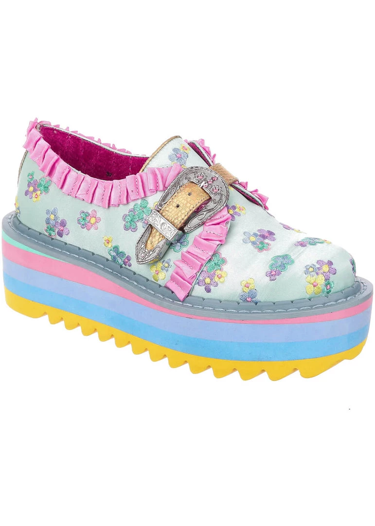 Irregular Choice So Refreshing Kawaii Shoes Pale Blue New In