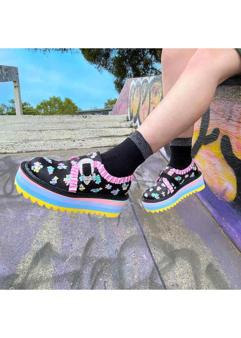 Irregular Choice So Refreshing Kawaii Shoes Black