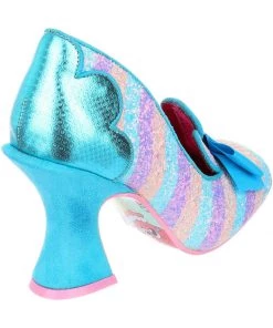 Irregular Choice Fleur De Lis 70's Pumps Blue