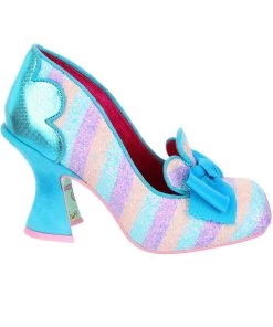 Irregular Choice Fleur De Lis 70's Pumps Blue
