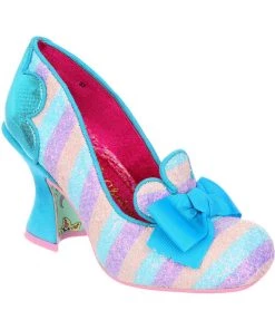 Irregular Choice Fleur De Lis 70's Pumps Blue