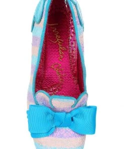 Irregular Choice Fleur De Lis 70's Pumps Blue