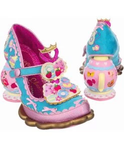 Irregular Choice Afternoon Treat Teapot Pumps Blue New In