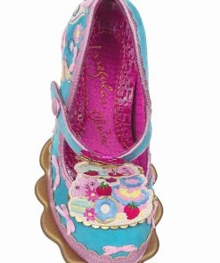 Irregular Choice Afternoon Treat Teapot Pumps Blue New In