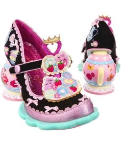 Irregular Choice Afternoon Treat Teapot Pumps Black
