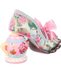 Irregular Choice Elevenses Teapot Pumps In Pink
