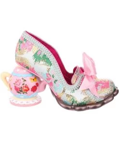 Irregular Choice Elevenses Teapot Pumps In Pink