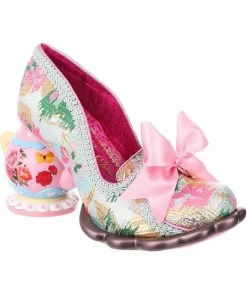 Irregular Choice Elevenses Teapot Pumps In Pink