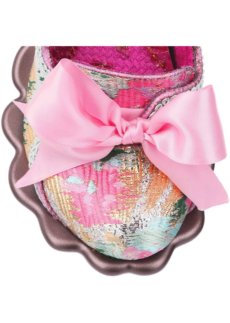 Irregular Choice Elevenses Teapot Pumps In Pink