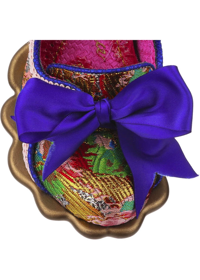New In Irregular Choice Elevenses Teapot Pumps Blue